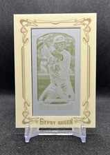2014 Topps Gypsy Queen DAVID WRIGHT Mini Framed YELLOW PRINTING PLATE 1/1 Mets
