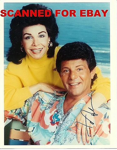 FRANKIE AVALON signed in person photo with Annette Funicello Cover