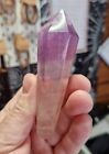 Purple Flourite Wand Point Carving Crystal Minerals Rocks Chakra Meditation