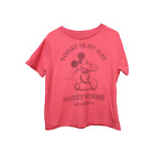 Toddler 4T Retro Style Mickey Mouse TShirt Graphic Print Red Disney
