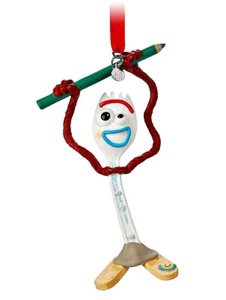 DISNEY FORKY Spork TOY STORY 4 CHRISTMAS XMAS SKETCHBOOK ORNAMENT NEW!! - Picture 1 of 3