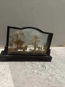Korkdiorama, Diorama, Korkschnitzerei, Asiatika, China Kork - Bild 1 von 2