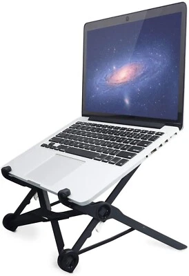 BASE12 Supporto Portatile Pieghevole Regolabile Porta Notebook per PC Macbook - Immagine 1 di 4
