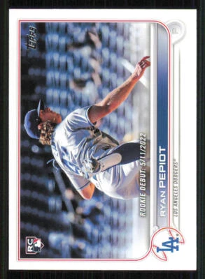 2022 Topps Update #US258 Ryan Pepiot RD - Image 1 of 2