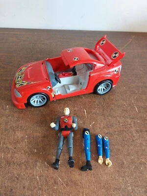 Hot Wheels краш-тест манекены красный спортивный тюнер автомобиля фигурка на запчасти неполный - Изображение 1 из 4