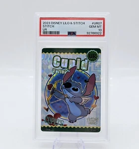 Tarjeta Disney Divertida Lilo & Stitch Cupido Variedad UR #2 PSA 10 Pop 1 - Imagen 1 de 2
