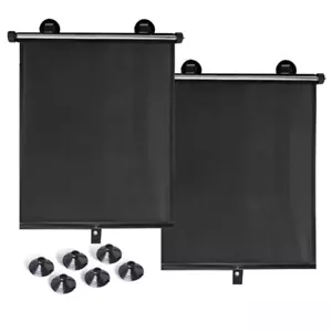 Tende Avvolgibili Laterali Auto Universali 45x55cm - Facile Installazione, Protezione UV - Foto 1 di 4