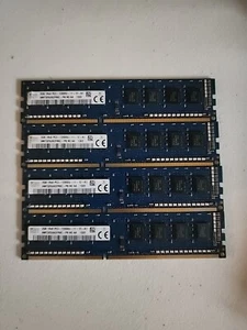 Hynix 8GB (4x2GB) 1Rx8 PC3-12800U DDR3 Memory HMT325U6CFR8C-PB HP P/N 655409-150 - Picture 1 of 1