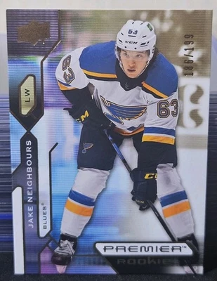 21-22 Premier Jake Neighbours Premier Rookies 🚨🚨🚨 St. Louis Blues  - Image 1 of 3