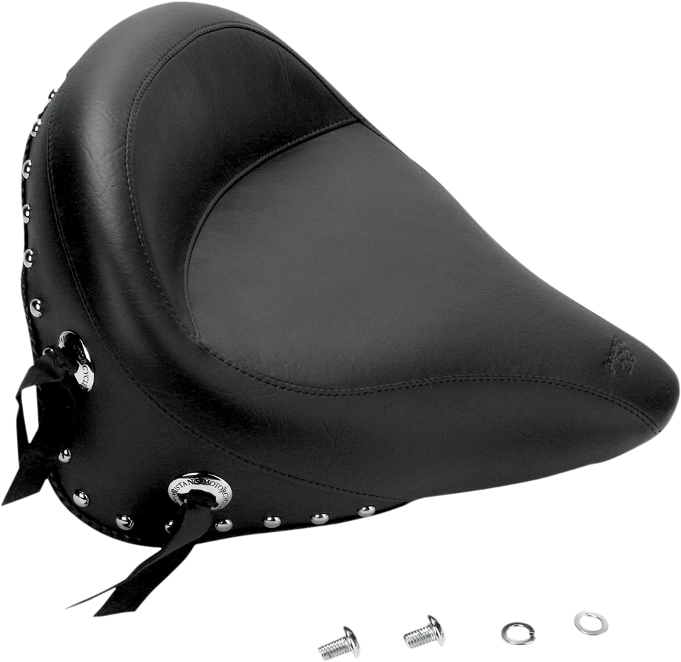 Harley Softail Fat Boy FXST 75094 2000-2006 asiento individual ancho con tachuelas Mustang Foto 1 de 1