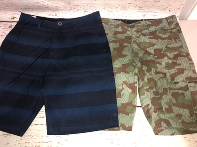 mens shorts volcom 31 board short cargo surf turf swim trunks  - Image 1 of 4