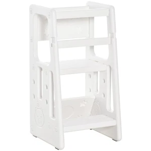 Kids Step Stool Toddlers Adjustable Standing Platform Kitchen Stool - Picture 1 of 8