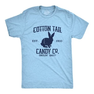 Camiseta Para Hombres Cotton Tail Candy Co Divertida Domingo de Pascua Chocolate Conejo Camiseta - Imagen 1 de 7