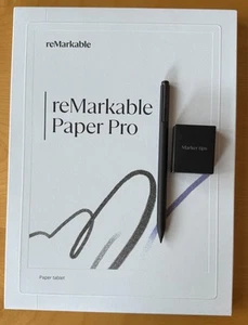 reMarkable Paper Tablet Pro + Marker Plus + Book Folio | Neuwertig | TOP Bundle - Afbeelding 1 van 1
