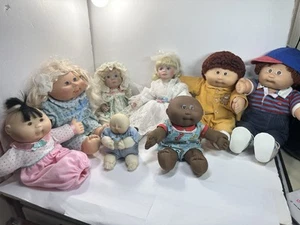 Cabbage Patch Kids Lot 5 Cpk And 3 Others Dolls Total 8 - Picture 1 of 24