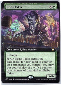 Bribe Taker (arte extendido) R Commander: Streets of New Capenna 155 casi como nuevo - Imagen 1 de 1