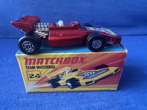 Matchbox Superfast No. 24 Team Matchbox #8 1973 Red Made In England NEW/Box - Picture 1 of 11