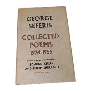 George Seferis Gesammelte Gedichte 1924-1955 HC DJ 1969 Princeton Nobel Poet Keeley - Bild 1 von 12