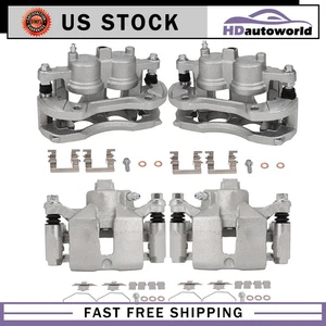For 2006 - 2010 Chevrolet Impala 4x Front And Rear Brake Calipers With Bracket - Picture 1 of 5