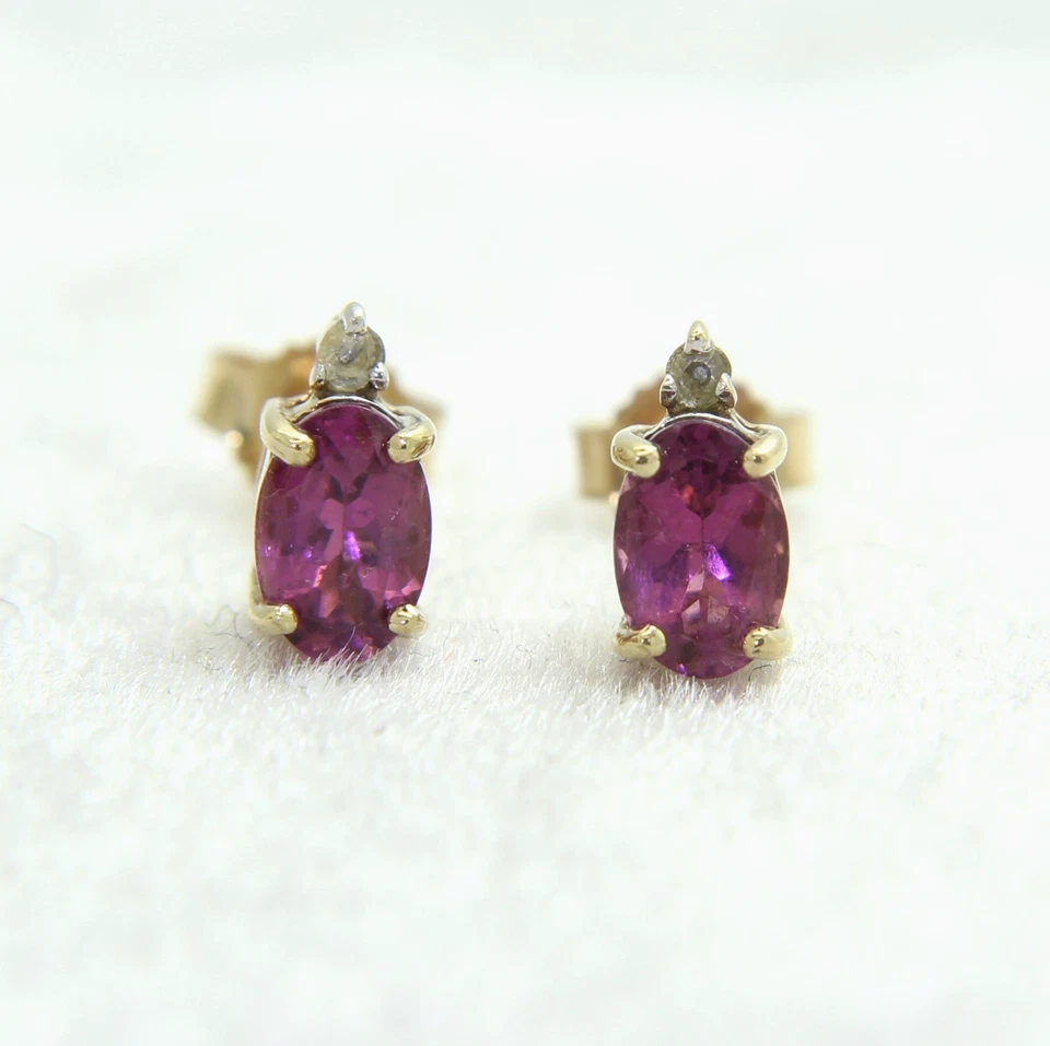 Brincos de ouro 9 quilates granada celta - Imagem 1 de 4