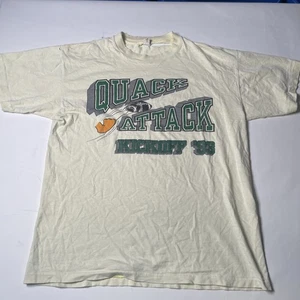 De colección 1993 Distressed University of Oregon Ducks Quack Quack Hombres L - Imagen 1 de 10
