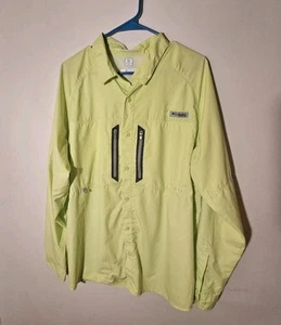 Columbia PFG Shirt Omni Freeze Zero Performance Angelboot Neon Herren XL - Bild 1 von 9