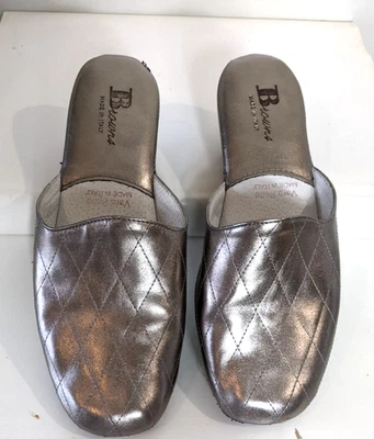 Zapatillas Marrones Hechas en Italia Color Plata Usadas Talla 38 Foto 1 de 4