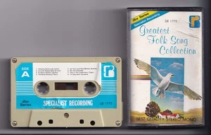 (LT309) Greatest Folk Song Collection - Cassette Tape - Picture 1 of 2