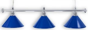 Billard Billardlampe Leuchte Lampe BLUE LIGHT 3 - flammig blau Ø 35cm - Bild 1 von 6