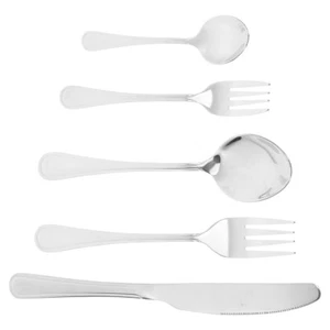 Stainless Steel Cutlery Set Kitchen Silverware Forks Travel Child - Picture 1 of 12