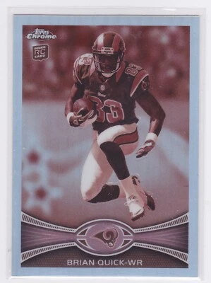 2012 Topps Chrome - Sepia Refractors Parallel #'d /99 - Brian Quick #99 - Image 1 of 2