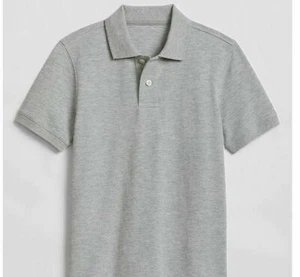 CAMISA POLO PARA NIÑOS PEQUEÑOS TALLA 3 BEBÉ GAP GRIS CLARO BREATHER NUEVA CON ETIQUETAS - Imagen 1 de 1