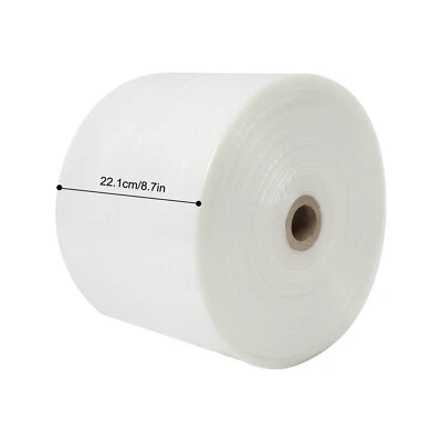 透明聚乙烯管卷 880 米 x 22 厘米塑料卷制作脉冲热封袋 — 第 1/4 张图片