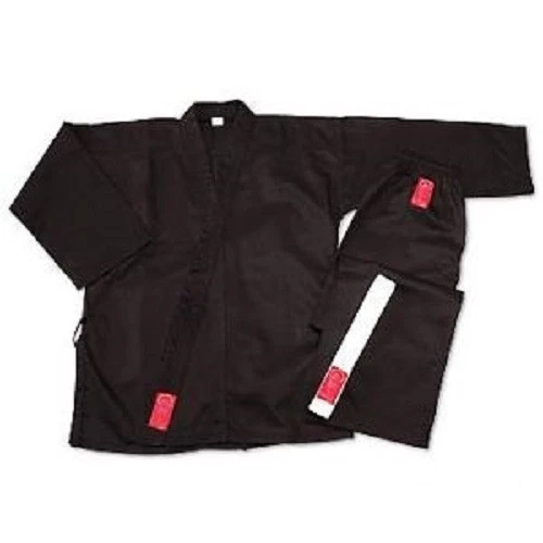 ProForce Gladiator 7.5 oz. Medium Weight Uniform Gi - Black with White Belt - Image 1 of 1