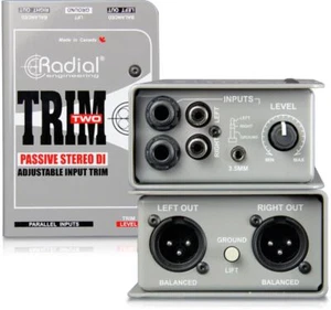 Radialverkleidung - zwei passive Stereo DI mit verstellbarer Eingangsverkleidung - Bild 1 von 2