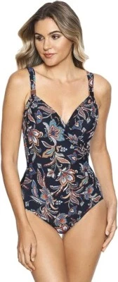 Miraclesuit Women's Swimwear Scotch Floral Siren Tummy Control Underwire Bra 8 - Image 1 of 4