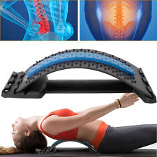 Lower Back Stretcher Posture Massager for Lumbar Spinal Pain Relief Supports US