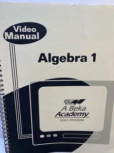 Abeka Academy Algebra Videoprogramm Handbuch Unterrichtsführer Mathe Buch Heimschule - Bild 1 von 7