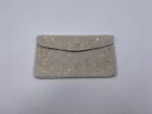 Beaded Evening Bag Clutch Purse Hand Made In Japan Floral Pattern