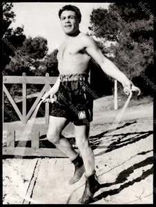 Larry Ciceros 1944 Boxing 6" x 8" Original Vintage Photograph Type 1 B168 - Picture 1 of 2