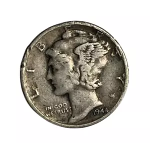 USA 1 DIME QUECKSILBER DIME 1944 - Bild 1 von 3