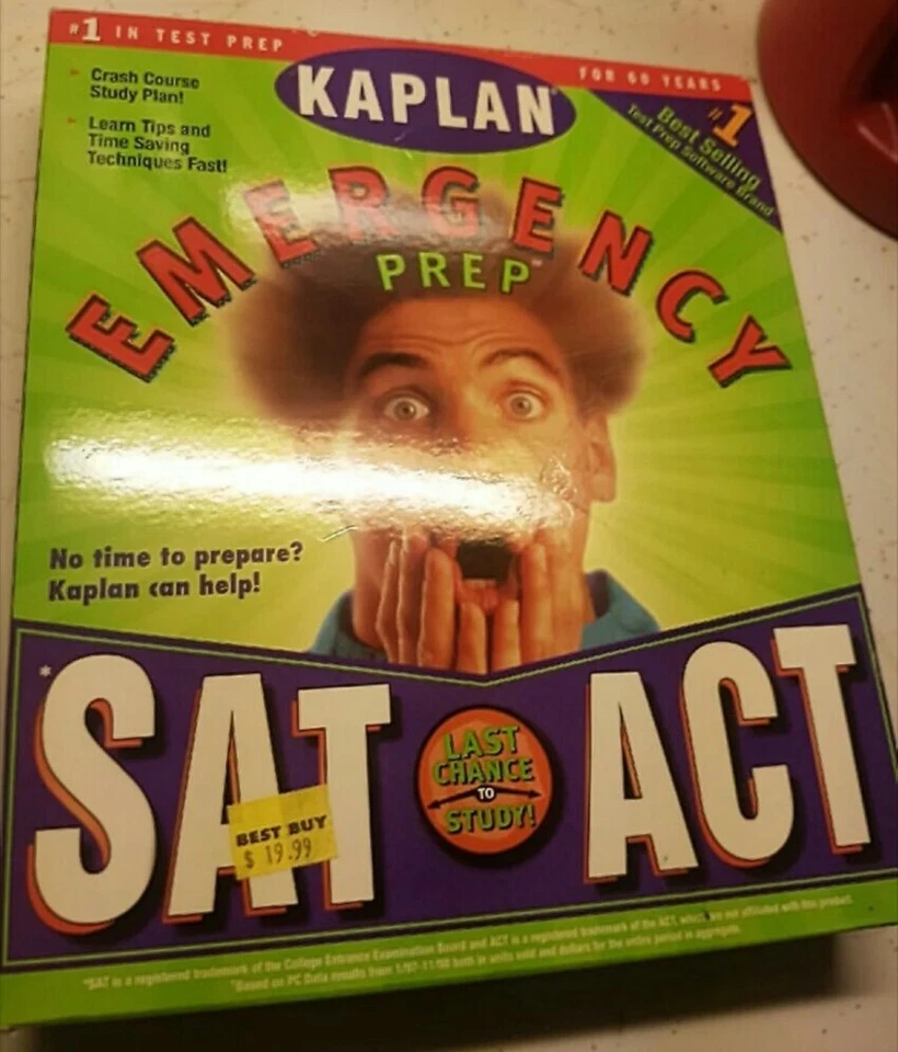 Kaplan Emergency Prep Vintage 1999 3 Discs Cd Rom  - Image 1 of 4