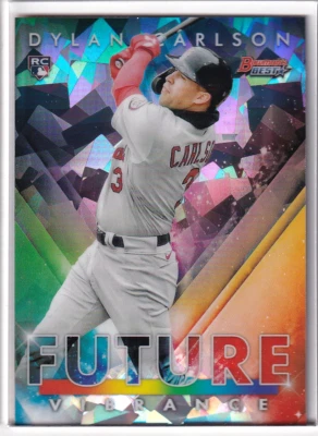 2021 Bowman's Best Dylan Carlson Future Vibrance Atomic Refractor RC - Image 1 of 2
