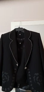 NWT Four Piece Women's black Dress Suit Size 48 Jacket hijab - Bild 1 von 7