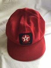 Vintage 1980s - Texaco  - Snapback Hat - Made In Canada - Red
