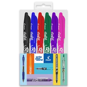 Penna a sfera cancellabile Pilot Frixion FR7 - media 0,7 mm - portafoglio da 6 - Foto 1 di 22