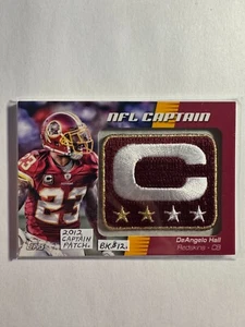 K277,784 - 2012 Topps NFL Captains Patches #NCPDH DeAngelo Hall - Picture 1 of 1