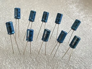 10uF 63V ISKRA Qty10 radiale Elektrolytkondensatoren NOS - Bild 1 von 3
