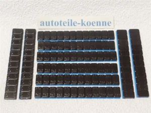 10 Klebegewichte 60g (12x5g) schwarz kunststoffbeschichtet Auswuchtgewicht FE1B - Bild 1 von 1