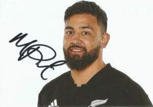 NEUSEELAND & NORTHAMPTON RUGBY: MATT PROCTOR SIGNIERT 6x4 PORTRAITFOTO + COA - Bild 1 von 1